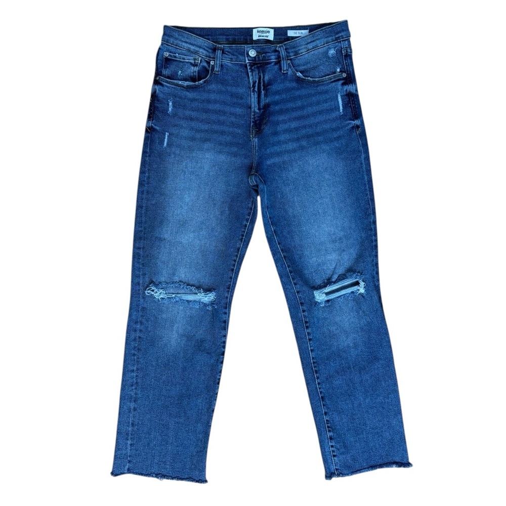 Kensie Vintage Luxe The Slim Jeans 30/10 Distressed